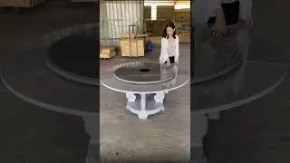 Rotating telescopic dining table#furniture #sofa #chair #table #sofaminimalis #sofas