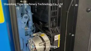 This video shows 56kw silent diesel generator powered by Ricardo.