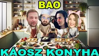 KÍNAI golyót főztünk a srácokkal! BAO | KÁOSZ Konyha w/ Kinga, Aida és ZsDav !