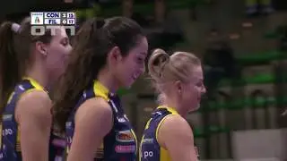 Samantha Bricio (Imoco Volley Conegliano) vs Lardini Filottrano 180114