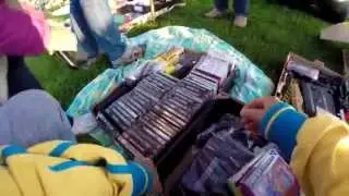 OUT AND ABOUT AT CARBOOT IN LOOE HUNTING FOR RETRO VIDEO GAMES