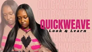WATCH ME DO A QUICKWEAVE | LOOK & LEARN 🎀