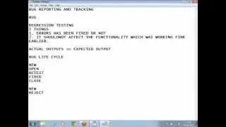 Bug Reporting And Tracking (software testing)