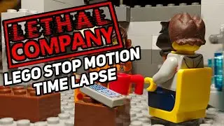 lethal company lego stop motion time lapse