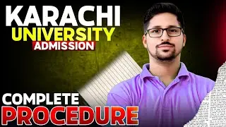 Admission details Karachi university | KU admission 2026 | Online form | Test date |Test based field