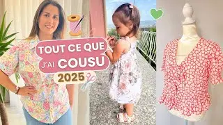 Bilan couture 2025 : Tout ce que j’ai cousu cette année 