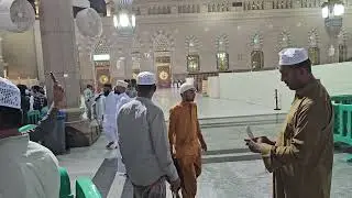 Prayers got Relieved After Salaat. Chatting Texting.Walking in Pairs, Groups  @ Prophet Mosque PBUH