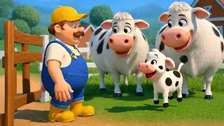 Old MacDonald Had a Farm 🐄🐔🐑 | Kids Farm Animals Song | Learning Rhymes for Children