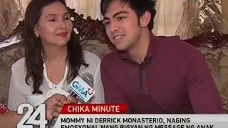 24 Oras: Mommy ni Derrick Monasterio, naging emosyonal nang bigyan ng message ng anak
