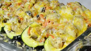 Delicious Stuffed Zucchini