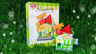 Merakit Toko Buah 🍉🍓🍊 Spesial menyambut Tahun baru,selama seminggu full Bricks yaa 🥳 #lego #fruit
