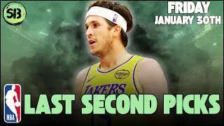 NBA Slate Breakdown | Player Props, Best Bets, Value Hunting | Friday January 30th