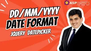 Set DD/MM/YY Date format in jQuery DatePicker in HTML