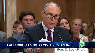 California files lawsuit over plan to scrap car emission standards