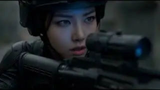 K-Biker girl rides against the alien invasion.