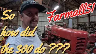 So How did the 300 do at Plowday its First time out ? After Action Report. #farmall51 #tractor