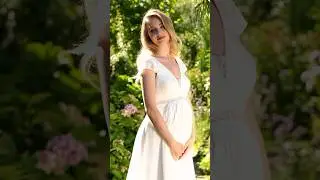 Romantic, flowing, and timeless wedding dress