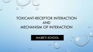 Toxicant interaction and their effects