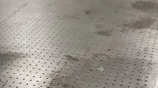 Sanding Down an Old Optical Table