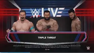 WWE 2K25: Triple Threat Elimination! (double team madness)