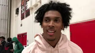 Etiwanda senior New Mexico commit Quinton Webb discusses 45-39 win over Damien