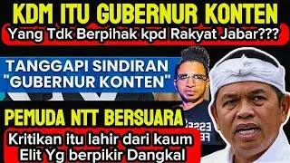 KDM GUBERNUR KONTEN‼️Pemuda NTT: Kritikan itu lahir dari kaum Elit yg berpikir Dangkal