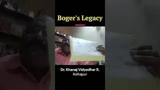 Boger's Legacy unveiled by Dr. Khanaj Vidyadhar R. from Kolhapur, Maharashtra, India  #bogerslegacy