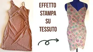Effetto stampa su tessuto Diy - Custom Dress