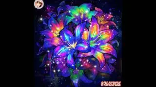 magical flower Mandala art painting video #shorts video #cute video //Mandala art