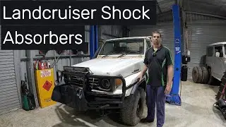 How to Replace Shock Absorbers, Toyota Landcruiser HZJ75