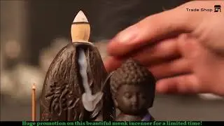 Buddha Monk Incense Burner