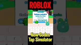 ALL WORKING CODES IN TAP SIMULATOR!!  #roblox #tapsimulator