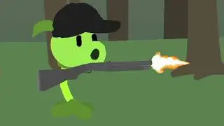 Carnivore Dinosaur Hunter Sticknodes Short Animation || Hunting Parasaurlophus #pvz #dinosaur 
