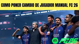 COMO PONER CAMBIO DE JUGADOR MANUAL EN FC 26 🟢