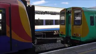 Trains @ Portsmouth & Southsea Railway Station - 31st March 2016