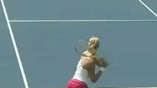 Slow Motion Video Montage of ATP & WTA Pros - Open Stance Backhands