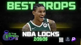 BEST NBA PROPS TODAY | BEST 5 BETS | FRIDAY 2/20/26 | BONUS BET 🔥