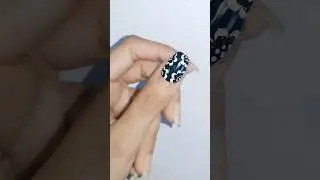 DIY Floral Nails at Home 🌸 | No Tools Needed! #Shorts