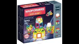 Алиса и магнитный конструктор Магформерс! Alice and the magnetic constructor Мagformers!