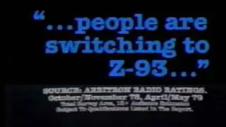 Z-93 Atlanta 'Switch' commercial/1979