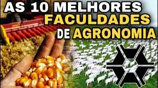 O TOP 10 DAS MELHORES FACULDADES DE AGRONOMIA DO BRASIL!