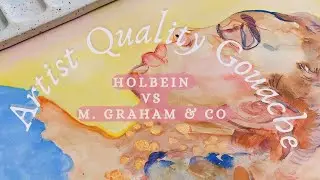Comparing Holbein vs M. Graham & Co + timelapse  portrait