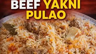 Beef Yakhni Pulao recipe | beef white Yakhni Pulao At Home 