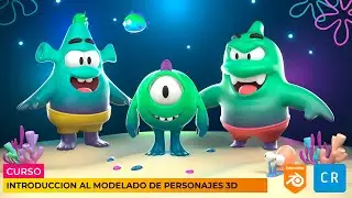 Curso Introducci&oacute;n al Modelado de Personajes 3D con Blender