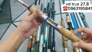 Vd trưa 27.8. Thanh l&yacute; COMBO 5cần 400k,iso độ cứng cao,lure DAIKO, lục EX,DX ☎️0963195841