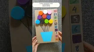 ballon colour recognation activity #montessoriactivities #montessorilearning #math