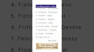 Latest Antonyms Synonyms #trending #englishshotvedio #small #wirl #youtube