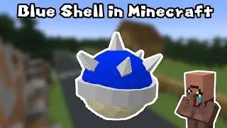 I made Blue Shell in Minecraft using commands | Project MKMC