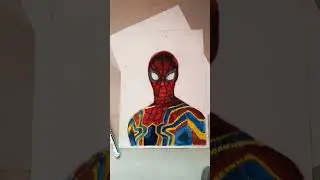 who is your favourite superhero ? 🤔 #sbk_art #shorts #spiderman