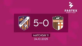 Fastex Premier League. Matchday 11. FC Urartu  - SC Shirak  (24.10.2025)